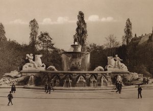 Munich: Wittelsbacher Fountain by German Photographer