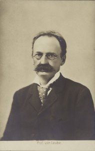Wilhelm Olivier Leube by German Photographer