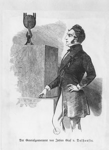 1st Marquis of Dalhousie, Governor of India by German School