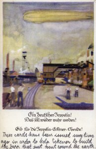 A German Zeppelin! by German School