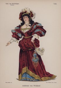 Adelheid von Walldorf, from Gotz von Berlichingen by Goethe by German School