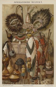 African Cultural Artefacts by German School
