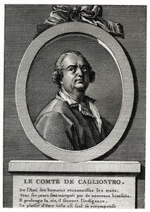 Alexander Count Cagliostro by German School