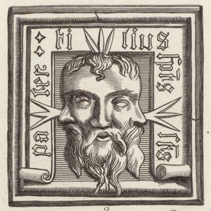Amulet. Illustration for Bilder-Atlas by German School