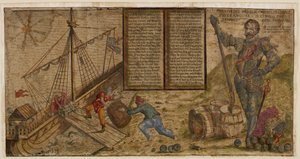 An Illustrated Broadside Celebrating Francis Drake