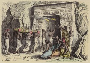 Ancient Egyptian Burial by German School