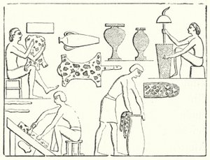 Ancient Egyptian Tanners by German School