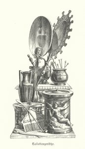 Ancient Roman tools for applying cosmetics