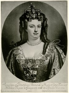 Anne, Queen of England by German School