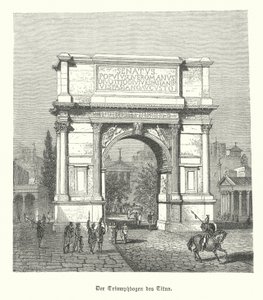 Arch of Titus, Rome by German School