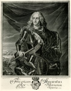 Augustus II the Strong by German School