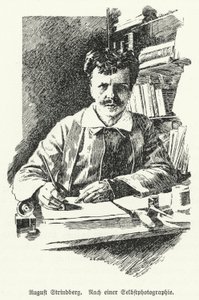 August Strindberg, Swedish playwright, novelist, poet and artist by German School