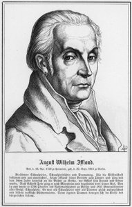 August Wilhelm Iffland by German School