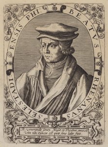 Beatus Rhenanus, German humanist, scholar and religious reformer by German School
