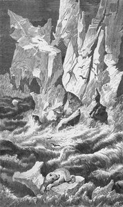 Breaking up of icebergs