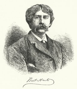 Bret Harte, American Short Story Writer and Poet (engraving) by German School