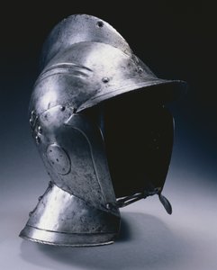 Burgonet with hinged cheek pieces by German School