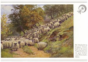 Business of carpet manufacturers Halbmond-Teppichfabrik Von Koch Und Te Kock