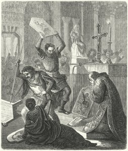 Byzantine Iconoclasm, 8th Century by German School