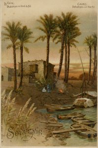 Cairo - Dahabeahs on the River Nile