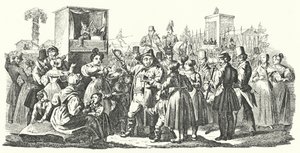 Carnival in the Stuttgart District of Cannstatt, Autumn 1835 by German School