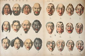 Carnival masks by German School