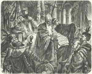 Casimir III of Poland Proclaiming the Statute of Wislica by German School
