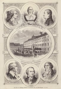 Centenary of the Court and National Theatres, Mannheim, Germany by German School