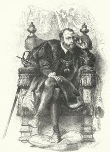 Charles V, Holy Roman Emperor (engraving) by German School
