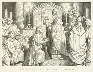 Charles the Great Crowned as Emperor