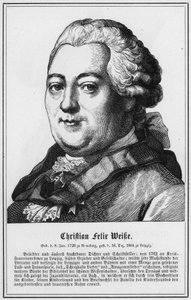 Christian Felix Weisse by German School