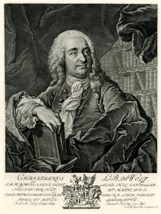 Christian Freiherr von Wolff by German School