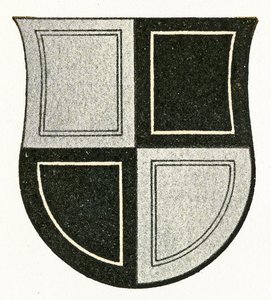 Coat of Arms of Zollern (Hechingen), c.1898