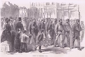 Convoy of deserters-Paris by German School