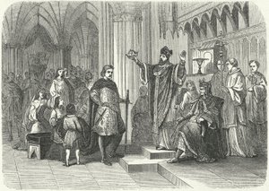 Coronation of Henry the Young King by Roger, Archbishop of York by German School