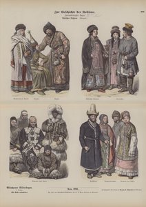 Costumes of the Russian Far East, 19th Century by German School