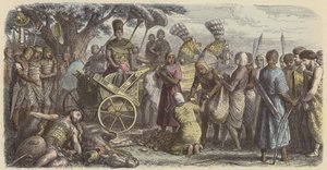Counting of Prisoners and Severed Hands of Enemy Soldiers Before the Pharaoh After a Victorious Battle