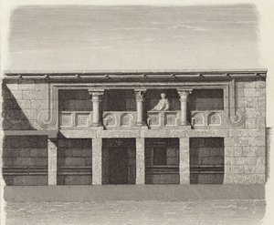 Courtyard of an Ancient Greek house in Central Syria (Illustration for Bilder-Atlas) by German School