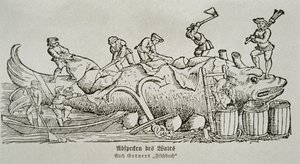Cutting Up a Whale by German School