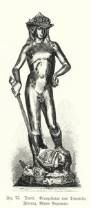 David, Bronze Statue by Donatello by German School