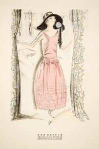 Der Besuch, Tea Dress by Gunther, from Styl, pub. 1922