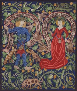 Detail from a Tapestry Depicting Fairies, Basel, c.1490