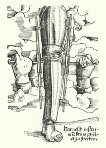 Device to Straighten a Wounded Leg