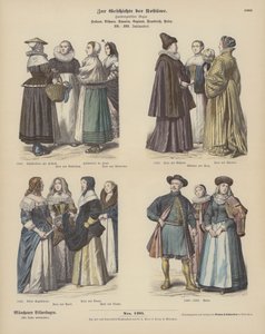 Dutch, Bohemian, Spanish, English, French and Polish Costumes