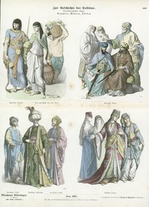 Egyptian, Moorish and Turkish costumes by German School