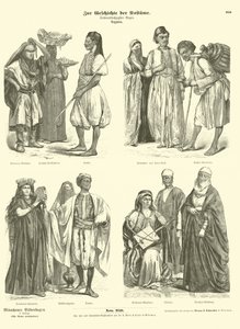 Egyptian Costumes by German School