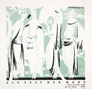 Ein Fest der Mode, from Styl, pub. 1922