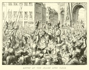 Entry of the Allies into Paris by German School