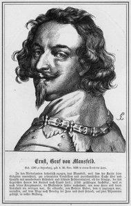 Ernst, Count of Mansfeld (engraving) by German School