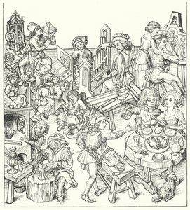 Everyday Life in 15th Century Germany by German School